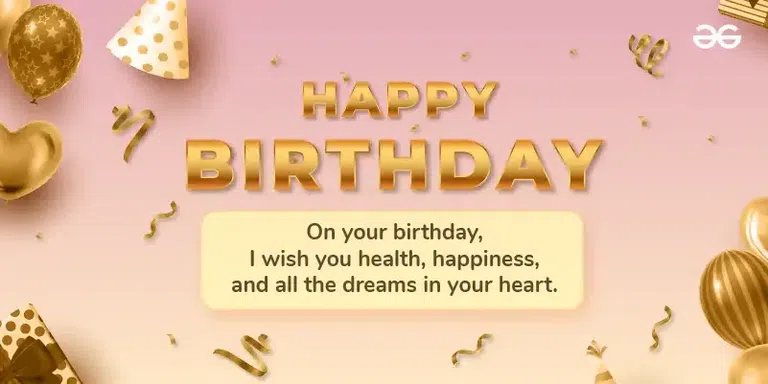 Perfect Birthday Greeting