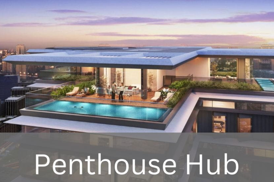 Explore the Contemporary Design Elements of Penthouse Hub's Residences