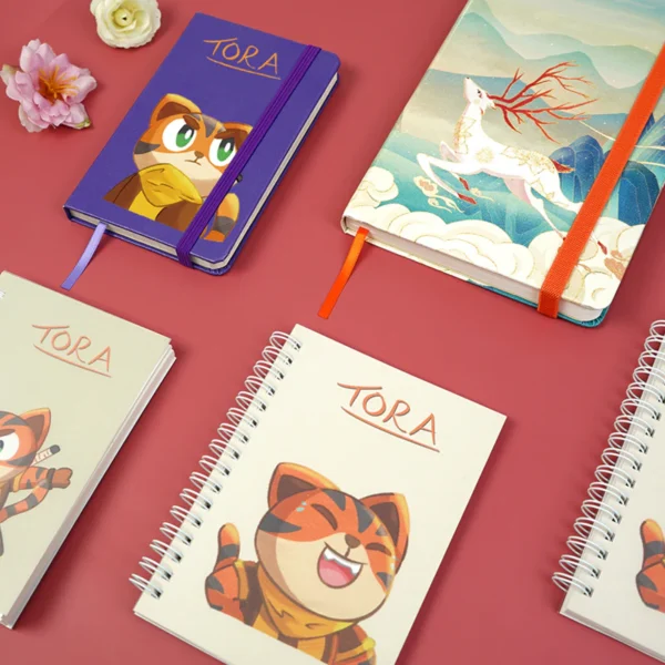 Can Vograce notebooks be used as part of an animation-themed gift set?