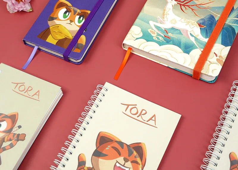 Can Vograce notebooks be used as part of an animation-themed gift set?