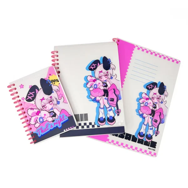 Custom Printed Leatherette Paper Notebooks by Vograce