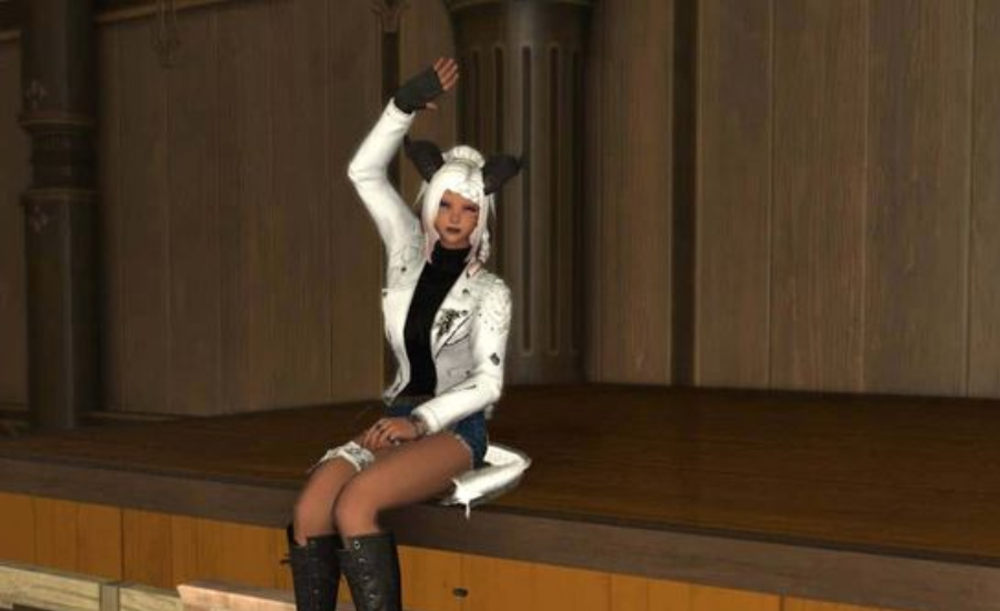 ffxiv sit on ledge emote